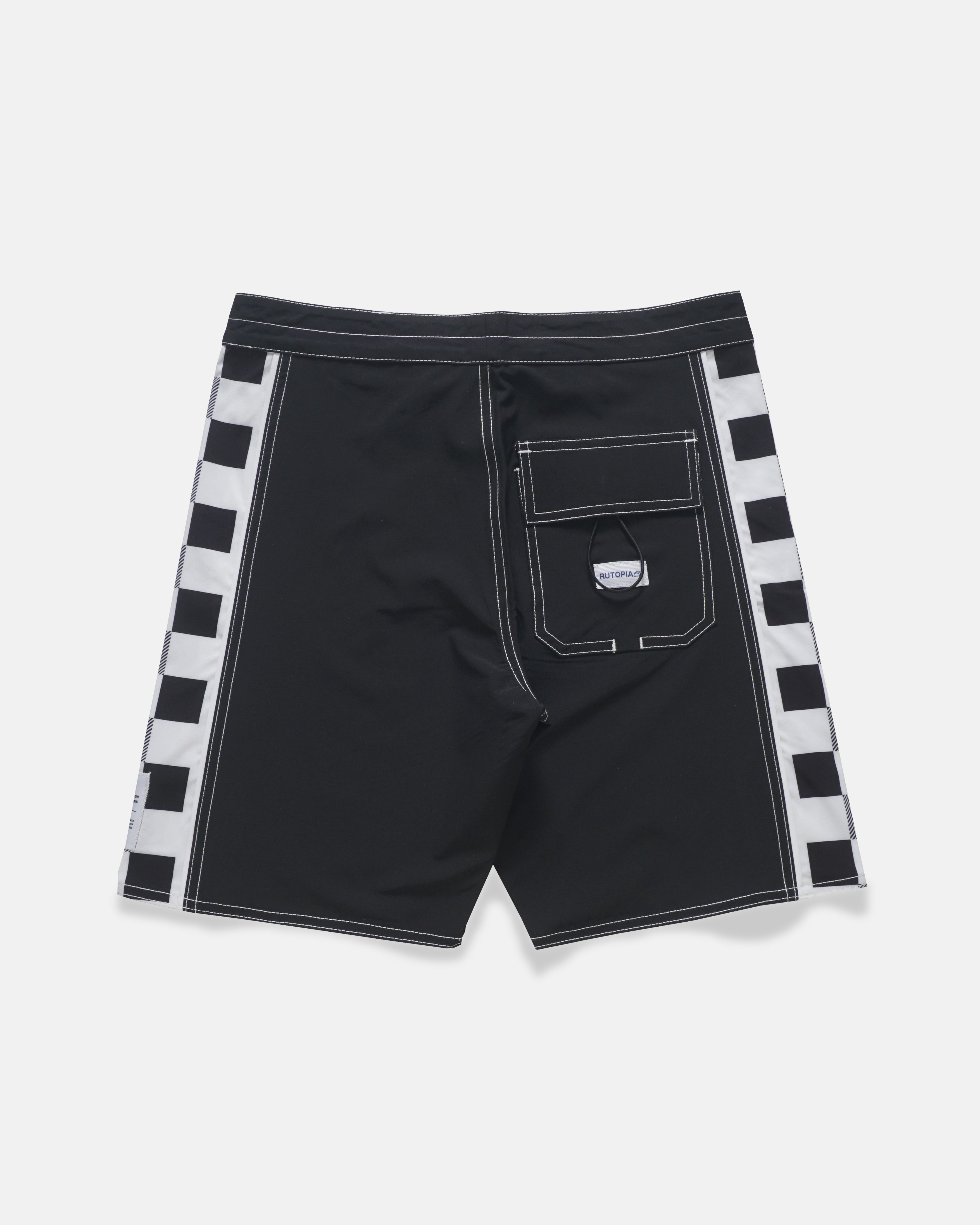 Dark Island Checker Black Boardshort