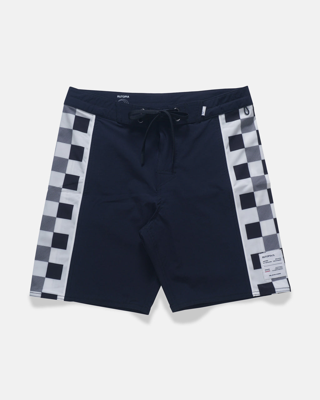 Dark Island Checker Navy Boardshort