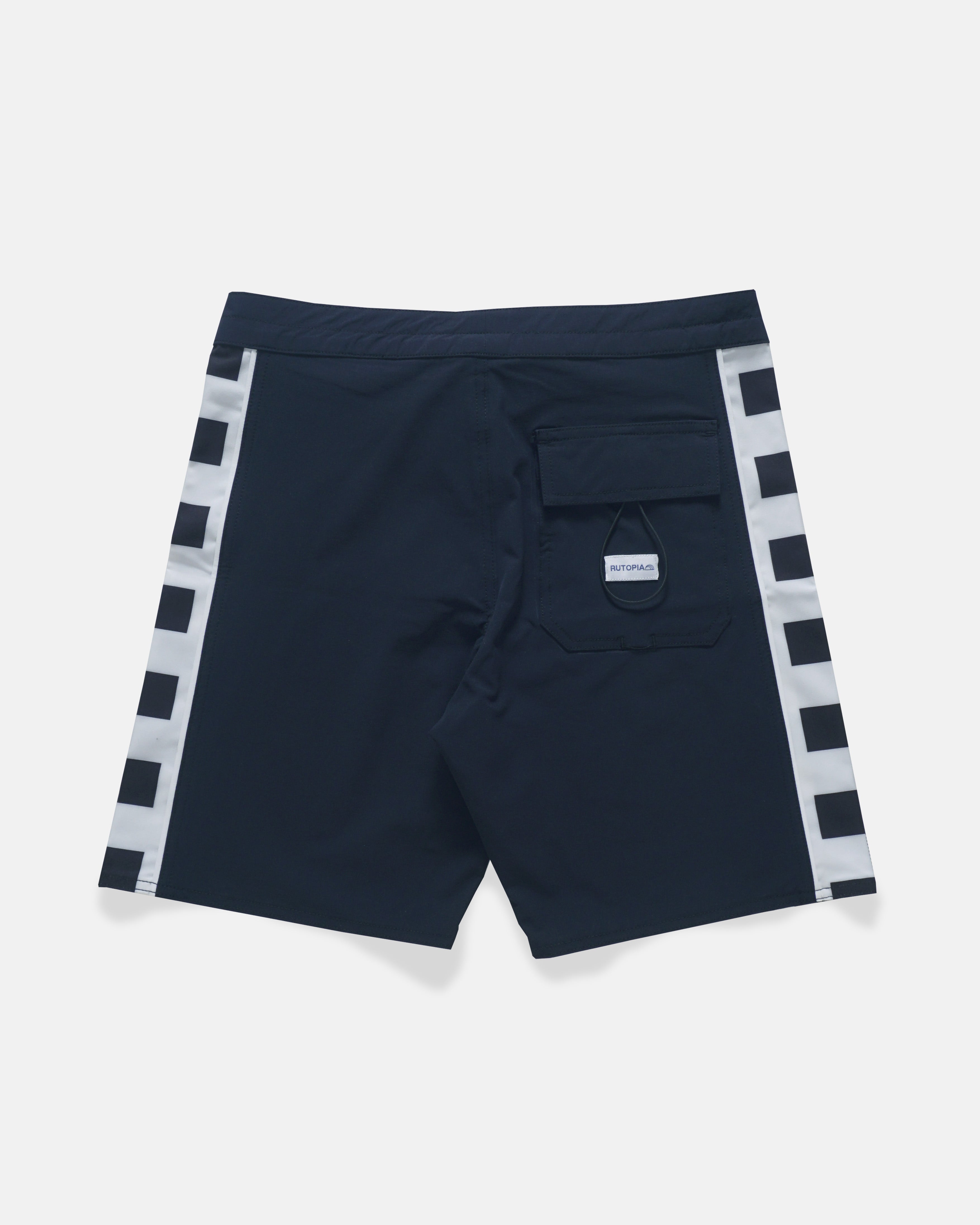 Dark Island Checker Navy Boardshort