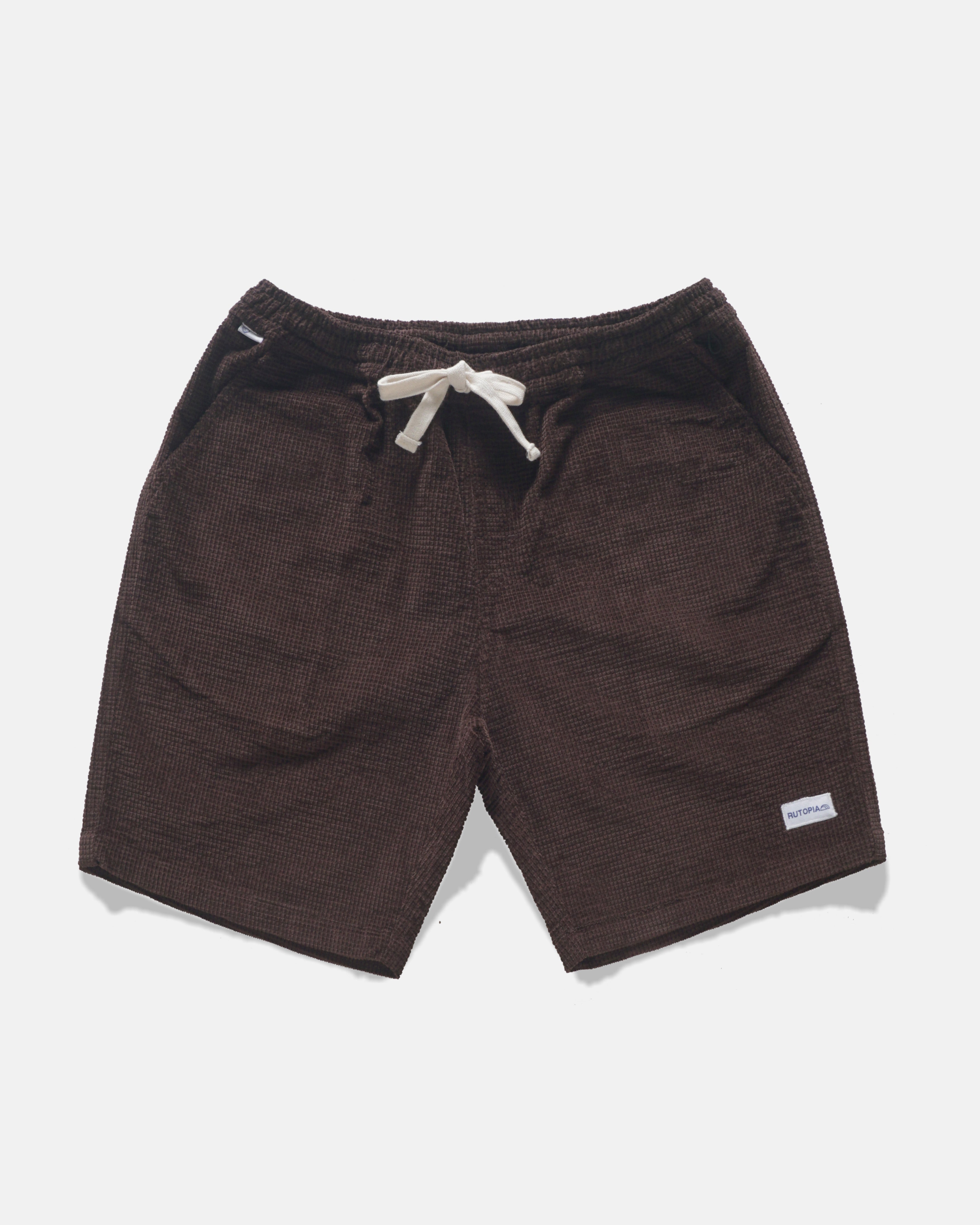 Earth Waffle Cord Short Pants
