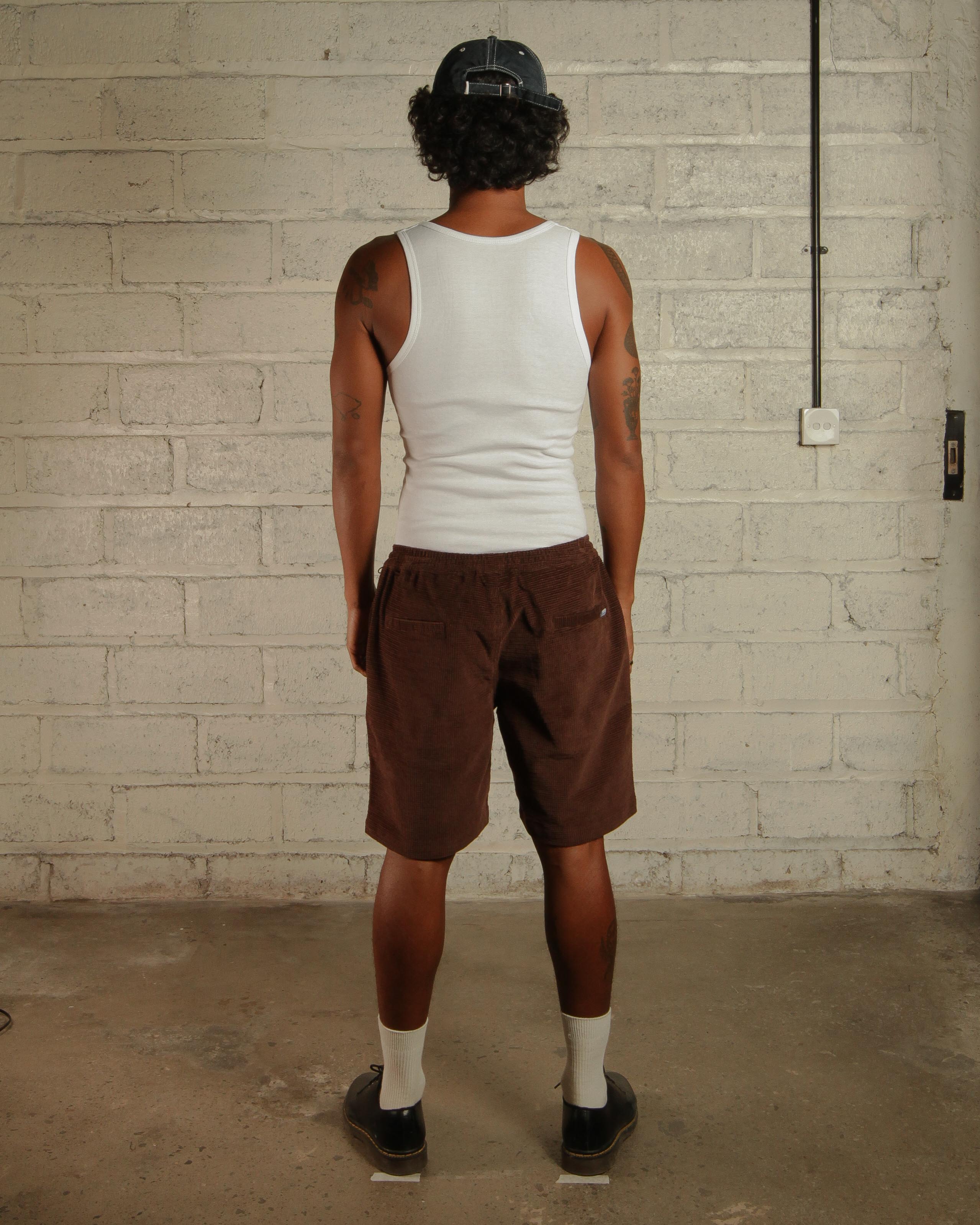 Earth Waffle Cord Short Pants