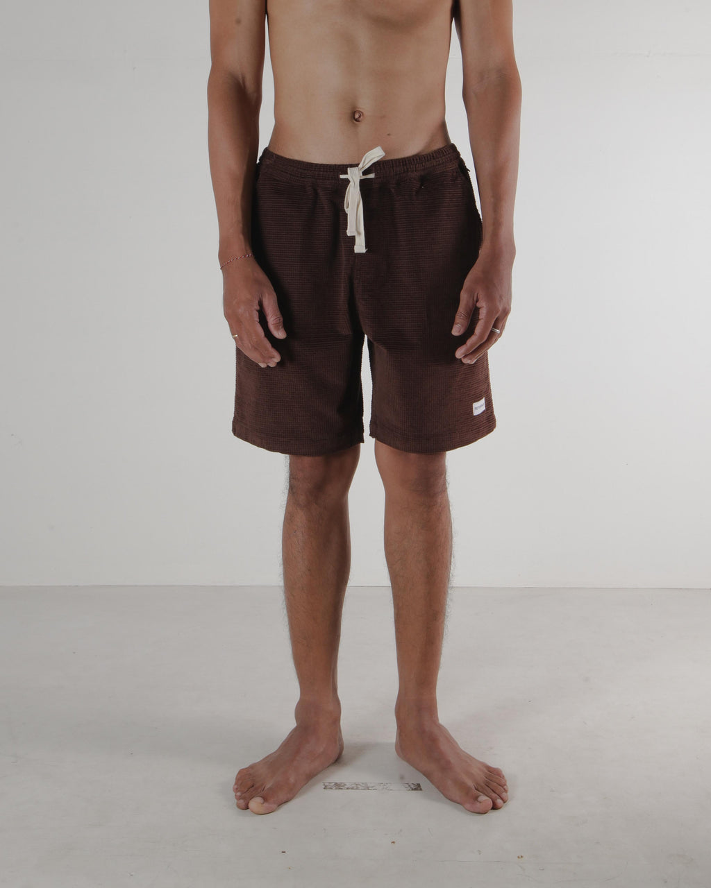 Earth Waffle Cord Short Pants